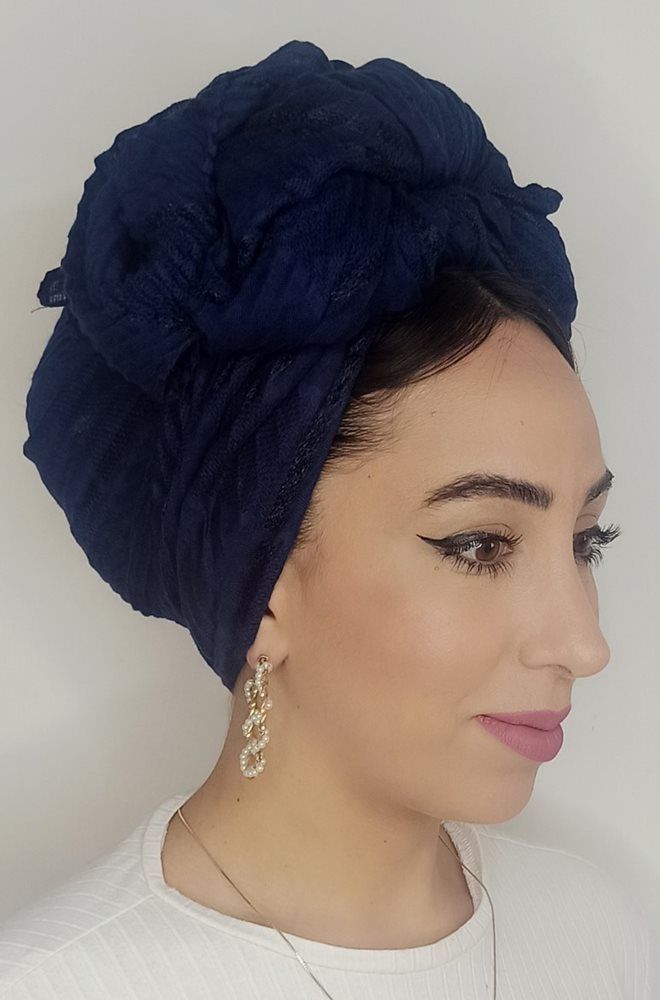 מטפחת לונג כחול