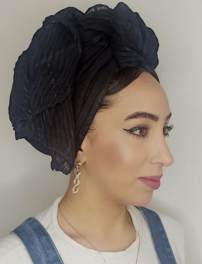 מטפחת לונג שחור